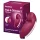 Satisfyer Tap & Climax 2 - 2‑i‑1 klitorisstimulator och vibrator (röd)
