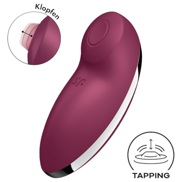 Satisfyer - klitorisstimulator och vibrator 2-i-1 - röd