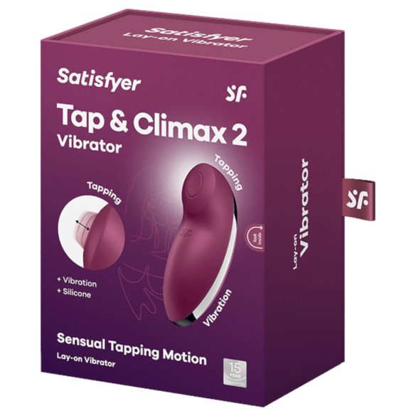Satisfyer - klitorisstimulator och vibrator 2-i-1 - röd