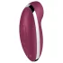 Satisfyer Tap & Climax 2 - 2‑i‑1 klitorisstimulator och vibrator (röd)