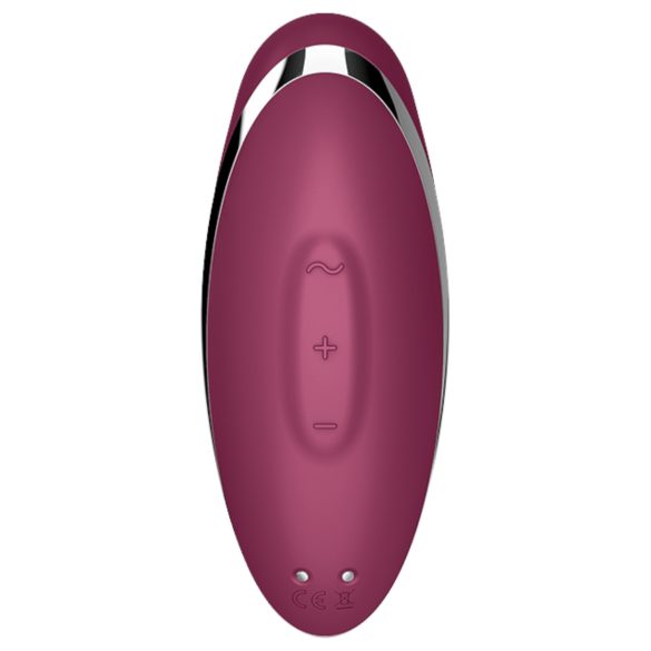 Satisfyer - klitorisstimulator och vibrator 2-i-1 - röd