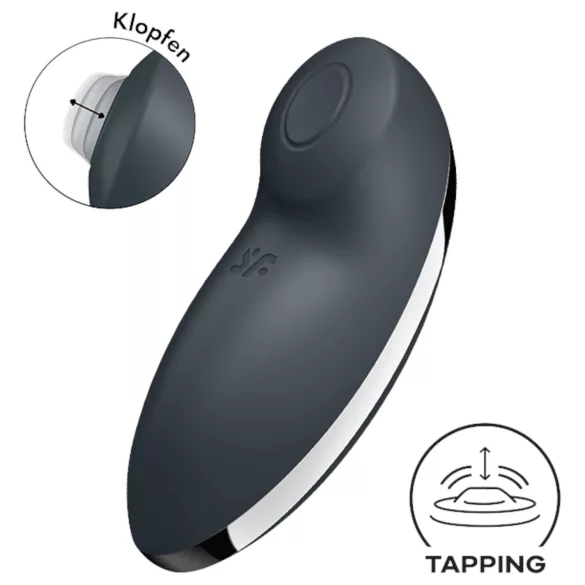 Satisfyer - Klitorisstimulator och vibrator - 2-i-1 - grå
