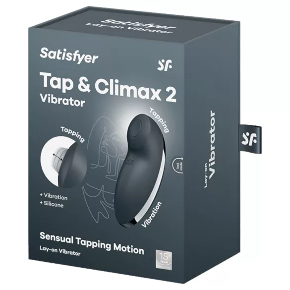 Satisfyer - Klitorisstimulator och vibrator - 2-i-1 - grå