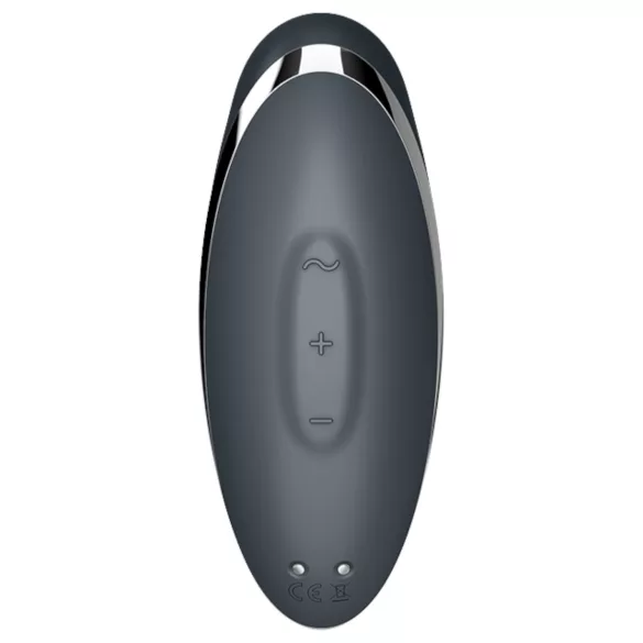 Satisfyer - Klitorisstimulator och vibrator - 2-i-1 - grå