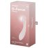 Satisfyer G-Force - laddningsbar, vattentät G-punkt vibrator (beige)