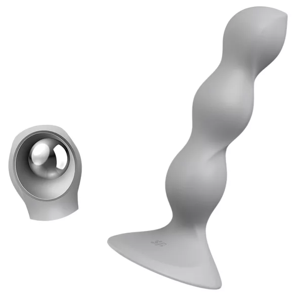 Satisfyer Triple Ball-R - pärldildo - grå