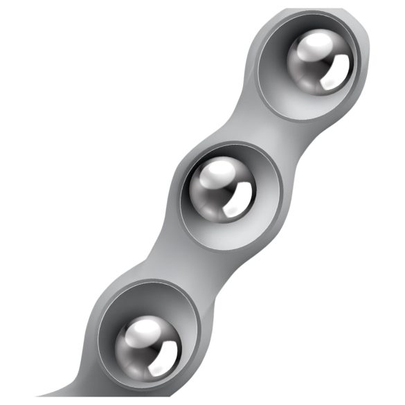 Satisfyer Triple Ball-R - pärldildo - grå