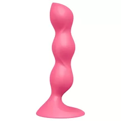   Satisfyer Triple Ball-R - analvibrator med kulor - silikon rosa