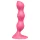 Satisfyer Triple Ball-R - analvibrator med kulor - silikon rosa