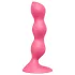 Satisfyer Triple Ball-R - analvibrator med kulor - silikon rosa