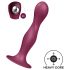 Satisfyer Double Ball-R - dildo med sugkopp - viktad - röd