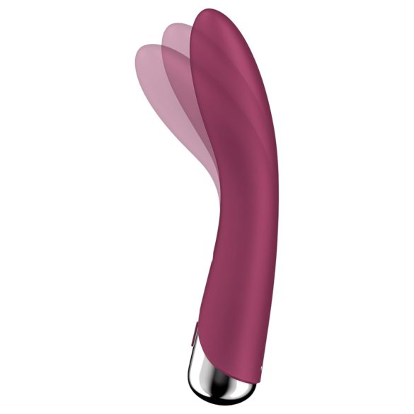 Satisfyer Spinning Vibe 1 - roterande G-punkt vibrator (röd)