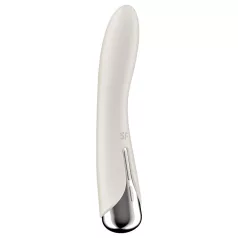 Satisfyer - G-punktvibrator med roterande huvud - beige