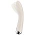 Satisfyer - G-punktvibrator med roterande huvud - beige