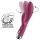 Satisfyer - roterande rabbit vibrator med klitorisstimulator - röd