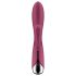 Satisfyer - roterande rabbit vibrator med klitorisstimulator - röd