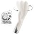 Satisfyer - Rabbitvibrator med roterande klitorisstimulator - beige
