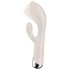 Satisfyer - Rabbitvibrator med roterande klitorisstimulator - beige