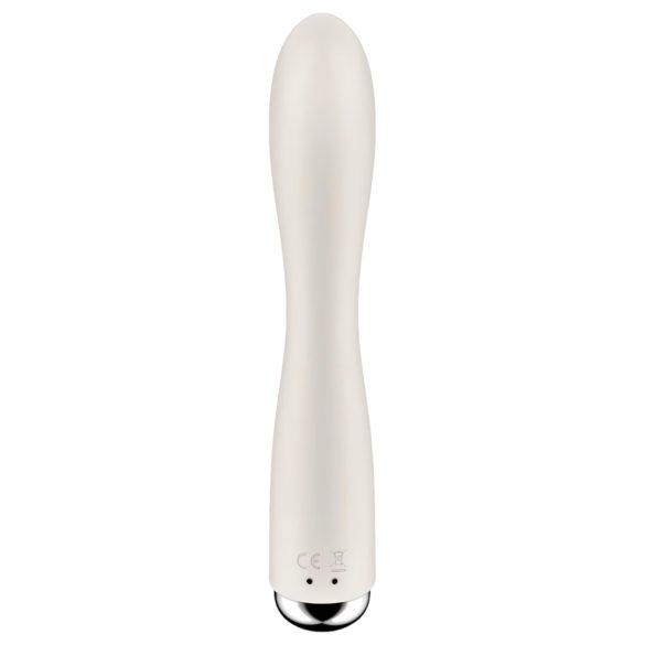 Satisfyer - Rabbitvibrator med roterande klitorisstimulator - beige