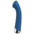 Satisfyer - G-punkt vibrator med roterande topp - silikon blå