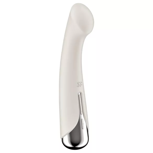Satisfyer - G-punktsvibrator med roterande topp - beige