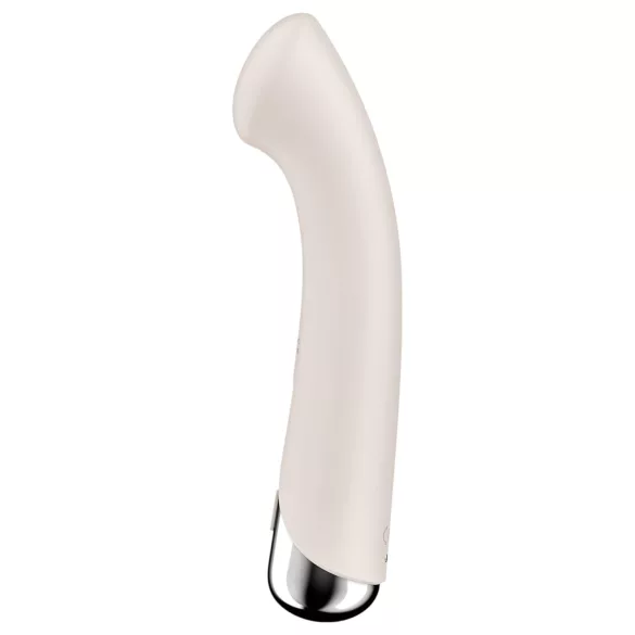 Satisfyer - G-punktsvibrator med roterande topp - beige