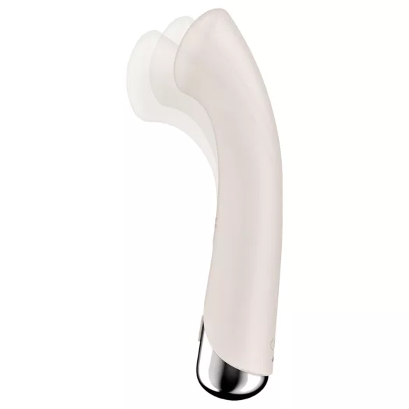 Satisfyer - G-punktsvibrator med roterande topp - beige