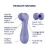 Satisfyer Pro 2 Gen3 - smart luftvibrator klitoris (lila)