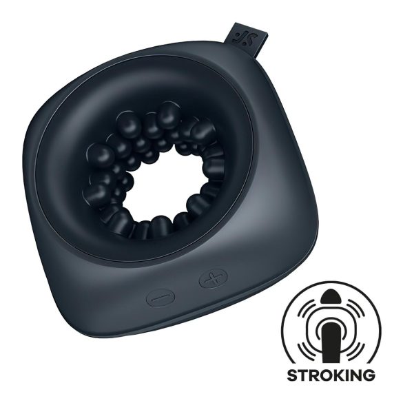 Satisfyer Ring Stroker - uppladdningsbar vibrerande masturbator (svart)