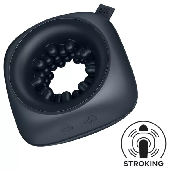 Satisfyer Ring Stroker - uppladdningsbar, vibrerande masturbator (svart)