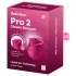 Satisfyer Pro 2 Classic Blossom - lufttryck klitorisstimulator - röd