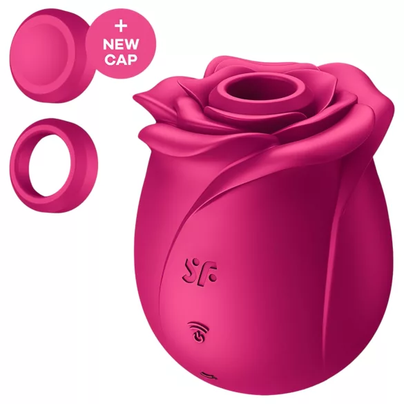 Satisfyer Pro 2 Classic Blossom - lufttryck klitorisstimulator - röd