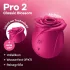 Satisfyer Pro 2 Classic Blossom - lufttryck klitorisstimulator - röd