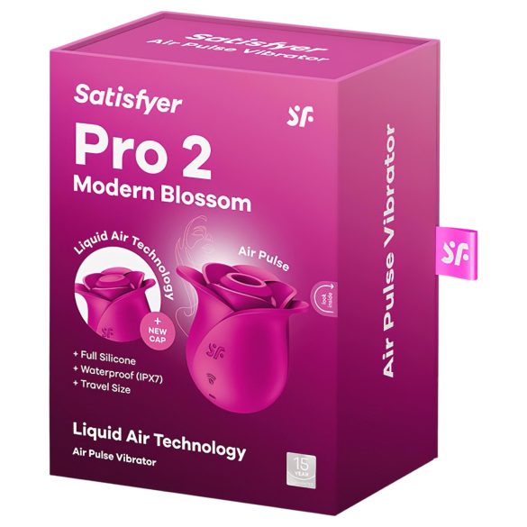 Satisfyer Pro 2 Modern Blossom - klitorisstimulator med lufttryck - rosa
