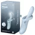 Satisfyer Heat Flex 4 - värmande vibrator med klitorisstimulans (blå)