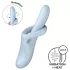 Satisfyer Heat Flex 4 - värmande vibrator med klitorisstimulans (blå)