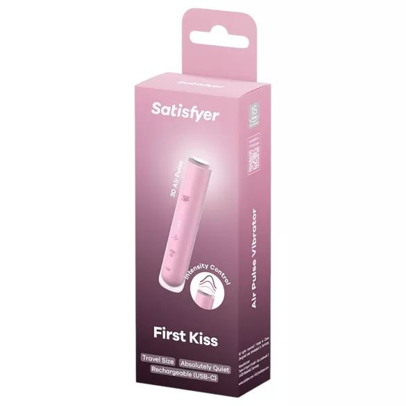 Satisfyer First Kiss - luftvågs‑klitorisstimulator (rosa)