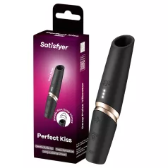 Satisfyer - minivibrator i läppstiftsform - svart