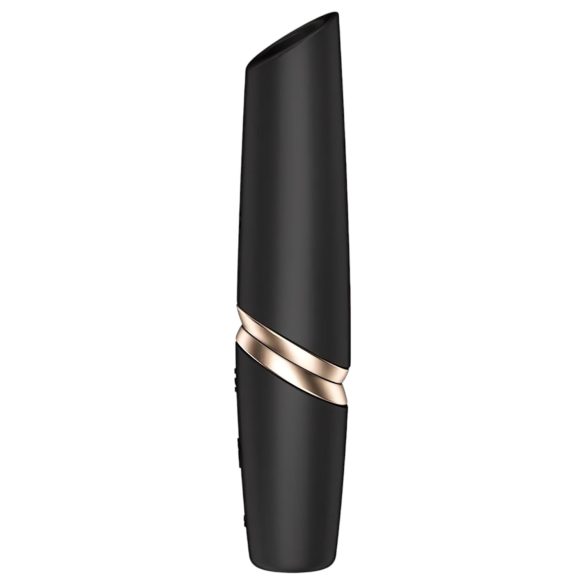 Satisfyer Perfekt Kyss - läppstiftsvibrator (svart)