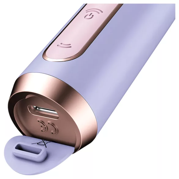 Satisfyer Bold Kiss - lufttrycksvibrator i läppstiftsform (rosa)