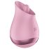 Satisfyer - klitorisvibrator med tunga - silikon rosa
