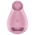 Satisfyer - klitorisvibrator med tunga - silikon rosa