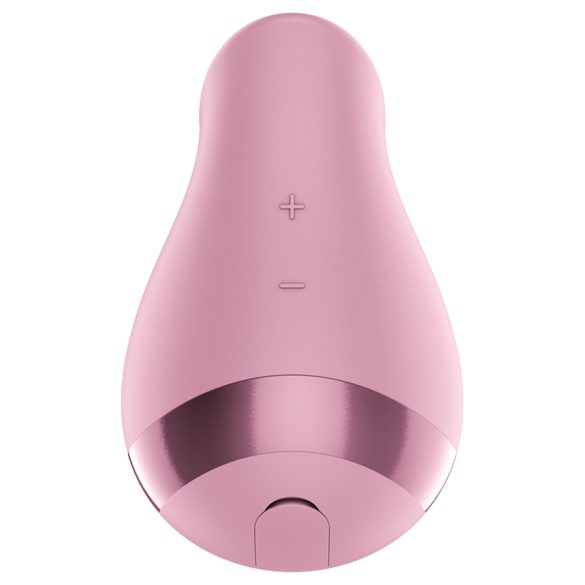 Satisfyer - klitorisvibrator med tunga - silikon rosa