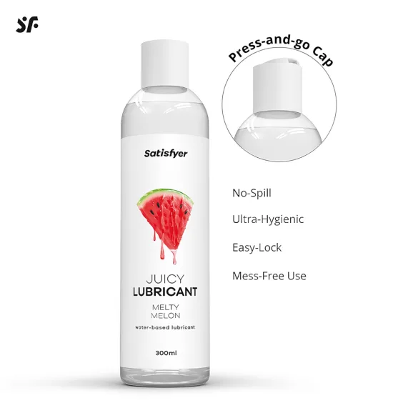 Satisfyer - glidmedel med smak - vattenmelon - 300ml