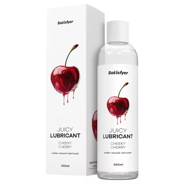 Satisfyer - glidmedel med smak - körsbär - 300ml