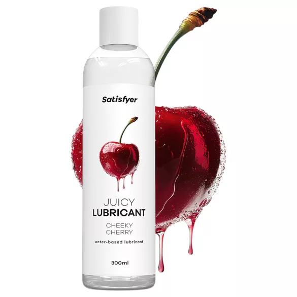 Satisfyer - glidmedel med smak - körsbär - 300ml