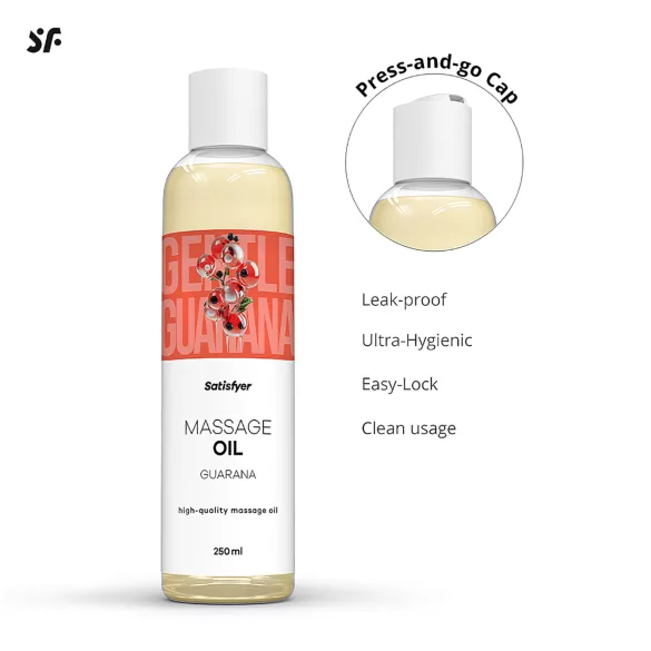 Satisfyer - massageolja - guarana - 250ml