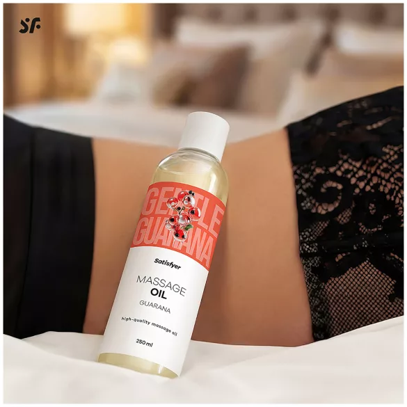 Satisfyer - massageolja - guarana - 250ml