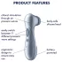 Satisfyer Pro2 Gen2 - lufttryck klitorisstimulator - blå