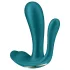 Satisfyer Top Secret+ - bärbar vibrator med 3 armar - grön